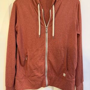 Vuori Rust Zip-Up Hoodie